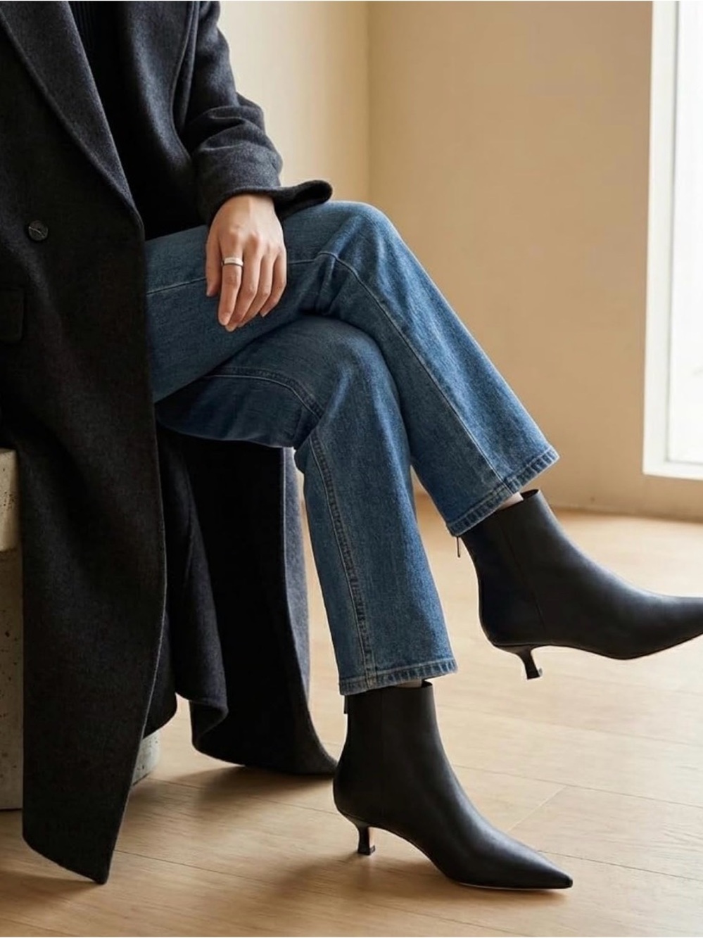 Cushionaire | Barbie Ankle Booties | Pointed Kitten-Heel - Picture 10 of 16